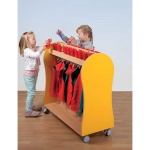 Handtuch- und Zahnputzwagen für 16 Kinder, B/H/T: 80 x 92 x 40 cm, für Handtücher bis 60 cm Länge 